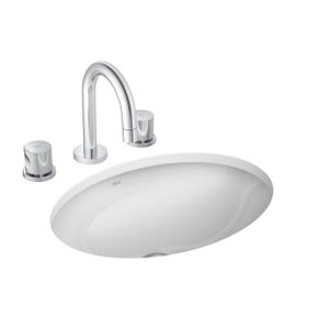 Cuba De Embutir Oval Branco 400x300mm - Deca