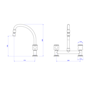 Misturador Para Cozinha Mesa Aspen - 1256.c35 - Deca Metais