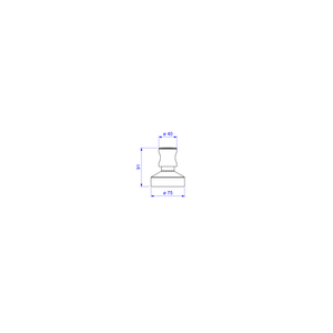 Acabamento De Registro Aspen 1.1/2 Cromado - Deca