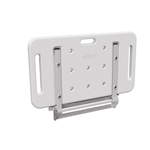Banco Para Banho Articulável  Max  Polipropileno Inox 304 70 X 45 Cm Branco (pne/pcd) - Leve Vida