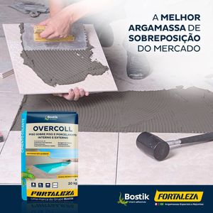 Overcoll Externa/interna Piso Sobre Piso Cinza 20kg - Fortaleza