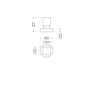 Acabamento Para Registro Docolbase 1/2, 3/4 E 1 Genius Flex - Docol