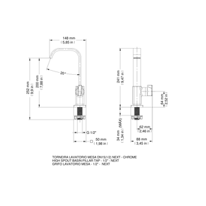 Torneira Para Lavatório De Mesa Next 644006 - Docol