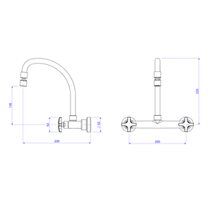 Misturador Para Cozinha Parede Max - Deca
