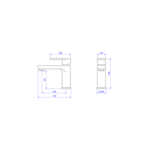 Misturador Monocomando Para Banheiro Mesa Drop Bica Baixa - Deca