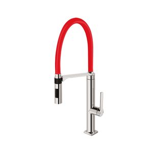 Misturador Monocomando Para Cozinha De Mesa Doc Chrome/vermelho 00695779 - Docol