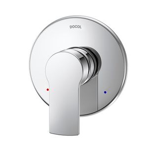 Acabamento Monocomando Para Chuveiro E Ducha Higiênica Alta Pressão 1/2 Argon - Docol