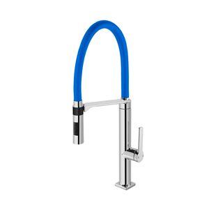 Misturador Monocomando Para Cozinha De Mesa Doc Chrome/azul 695780 - Docol