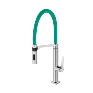 Misturador Monocomando Para Cozinha De Mesa Doc Chrome/verde 695781- Docol