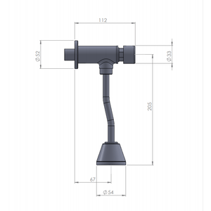 Valvula Para  Mictorio Semi Automatico Pematic - Pevilon