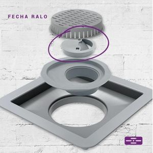 Fecha-ralo Para Ralo Linear 50mm -  Ralo Linear