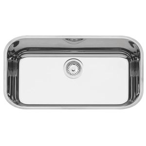 Cuba  Lavínia 56 Bl Em Aço Inox Alto Brilho 56x34 Cm - Tramontina