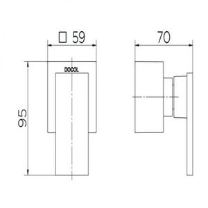 Acabamento Para Registro (de) 3/4 Cromado Edge - Docol