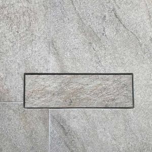 Ralo Linear Tiny Elleve - Pvc 25cm Inox Oculto