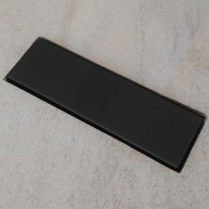 Ralo Linear Tiny Elleve - Pvc 25cm Inox Black Matte