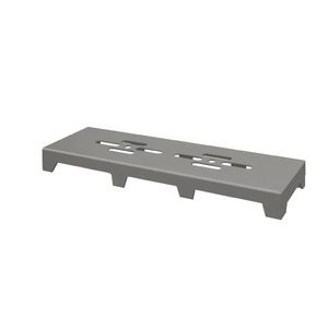 Ralo Linear Novii - Pvc 25cm Cinza Vazado