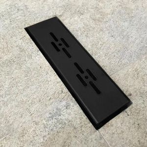 Ralo Linear Novii - Pvc 25cm Preto Vazado