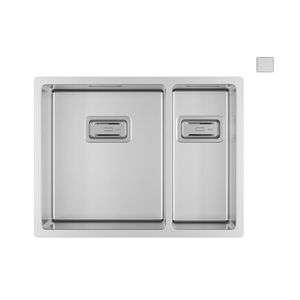 Cuba Para Cozinha Retângular Dupla Wish Inox 57,5x44cm - Deca