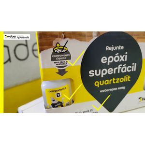 Rejunte Epóxi Superfácil Corda  1,0kg -  Quartzolit