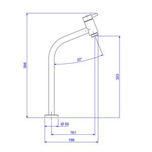 Torneira De Mesa Bica Alta Para Lavatório - Deca