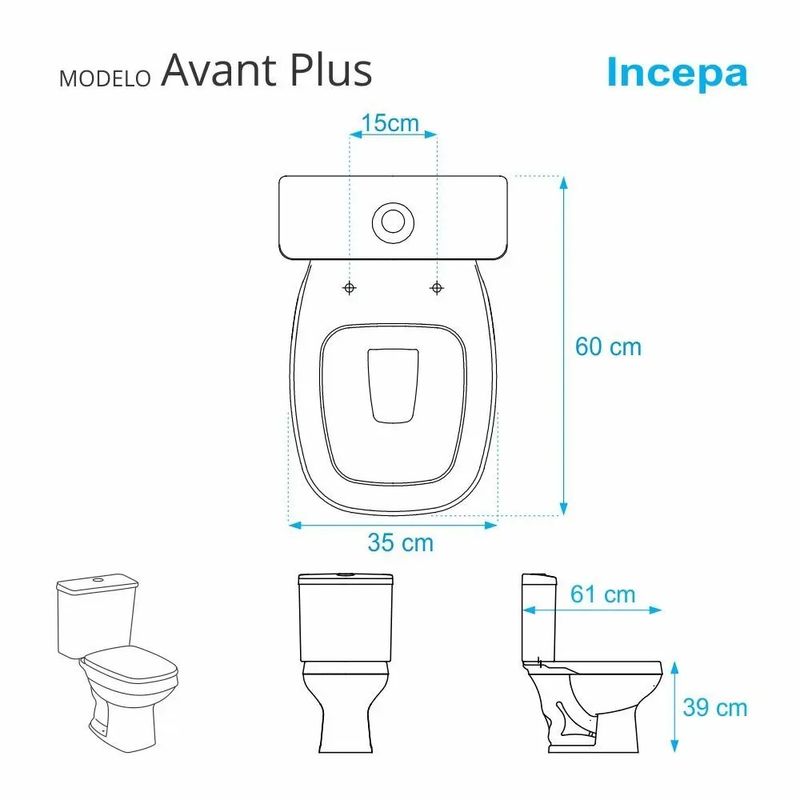 Assento Original Avant Plus Incepa