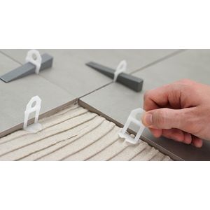 Nivela Piso Fit (base) 2mm Pacote 50 Peças Cor Verde - Nivela Piso