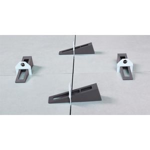 Nivelador De Piso Flex  Max (cunha) Pacote  25 Peças - Nivela Piso