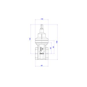 Registro Base De Gaveta Dn40 1-1/2 - Deca