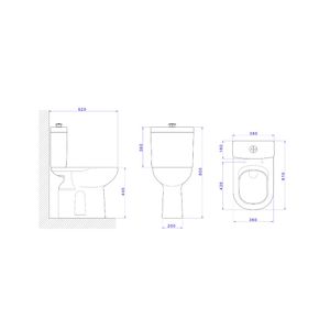 Bacia Para Caixa Acoplada Vogue Plus Branco P.515.17 Pne/pcd - Deca