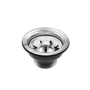 Válvula De Escoamento Para Cozinha Americana 4 1/2’’ Cromado - Docol