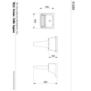 Tanque 31 Lts M 535x485 (18 Lts) Branco - Incepa