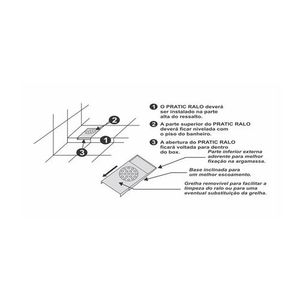 Ralo Pratic Para Box De Banheiro Cromado - Pevilon