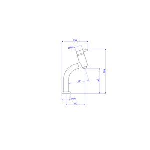 Misturador Monocomando De Mesa Bica Baixa Para Lavatório Cromado - Deca