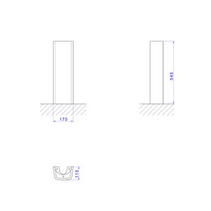 Coluna Para Tanque Médio 30 /40 Litros Branco - Deca