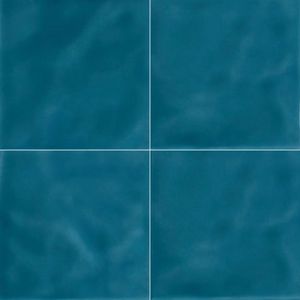 Revestimento Azul Mar Onda Mesh Brilhante Esmaltado Bold 7,5x7,5 - Eliane