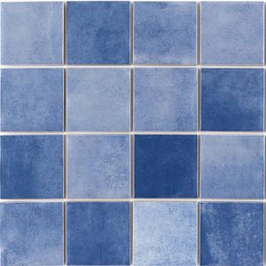 Revestimento Piscina Safira Mesh Noronha  Brilhante Esmaltado Bold 7,5x7,5 - Eliane