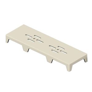 Ralo Linear Novii Sifonado Pvc Acabamento Bege Vazado 50cm - Ralo Linear
