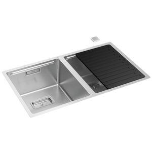 Cuba De Cozinha Deca Wish Dupla Retângular 745x440x200mm Cc.620.75.duo.inx - Deca Cuba Inox