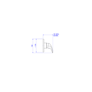 Misturador Monocomando De Chuveiro Para Baixa E Alta Pressão 3/4 E 1/2 2993.c71.034 - Deca Metais