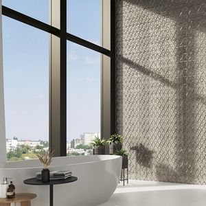 Porcelanato Croma Branco Natural Esmaltado Retificado  58,4x117,0 - Portinari