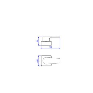 Acabamento Para  Registro De Gaveta  3/4 Level Gold Red - Deca
