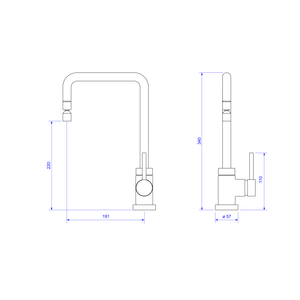 Misturador Monocomando Spin De Mesa Para Cozinha 2270.c72 Cromado - Deca