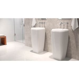 Porcelanato Loft Wh Polido Esmaltado Retificado 87,7x87,7 - Portinari