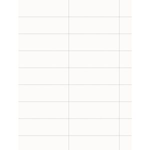 Revestimento White Plain Matte Retificado 29,1x58,4 - Portinari