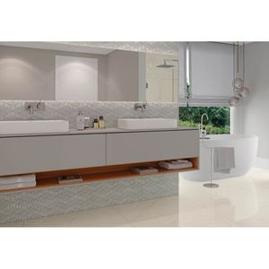 Revestimento Esmaltado Retificado Realce Wh Mlx 29,1x58,4 - Portinari
