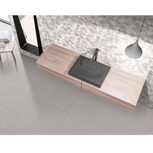 Porcelanato Quebec Dark Grey Acetinado Esmaltado Retificado 61x61 - Gaudi