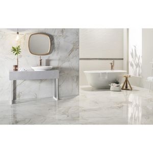Revestimento Vivaldi Carrara Wh Polido Retificado 58,4x117,0 - Portinari