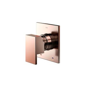 Acabamento Monocomando Para Chuveiro E Ducha Higiênica New Edge / Minima  ½ E ¾  Cobre Polido - Docol