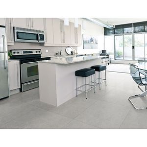 Piso Alvorada Cinza Acetinado Gresalato Esmaltado Retificado 71x71 - Duragres