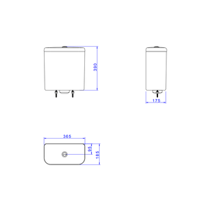 Caixa Acoplada Dual Flux Branco - Deca
